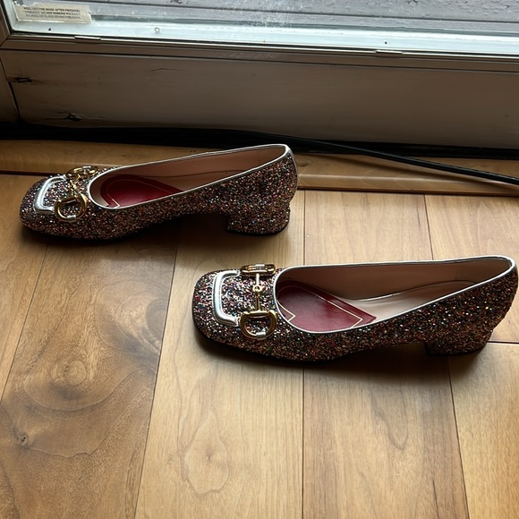 Gucci Lovelight Crystal ballet flat with horsebit - Picture 7 of 15
